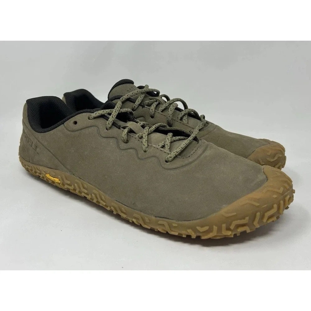 Merrell Vapor Glove 6 LTR J067937 Barefoot Olive Sneakers Shoes Men's Size 9.5